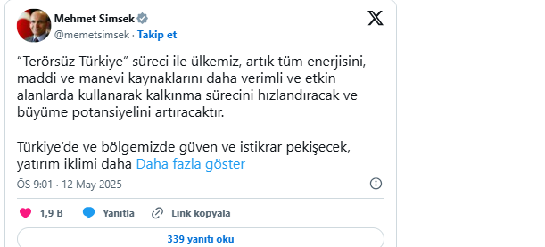 silahlar sustu gozler ekonomiye dondu mehmet simsekten yeni turkiye yorumu 0 rhP9K3Ga
